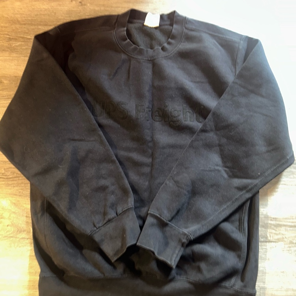 Men's Black Crewneck Sweater